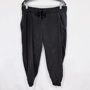 Women’s Athleta Black High Waisted Jogger Sweatpants Size Large